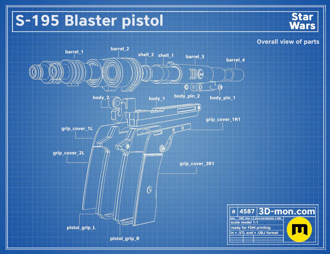S-195 Qi'ra Blaster - Image 3