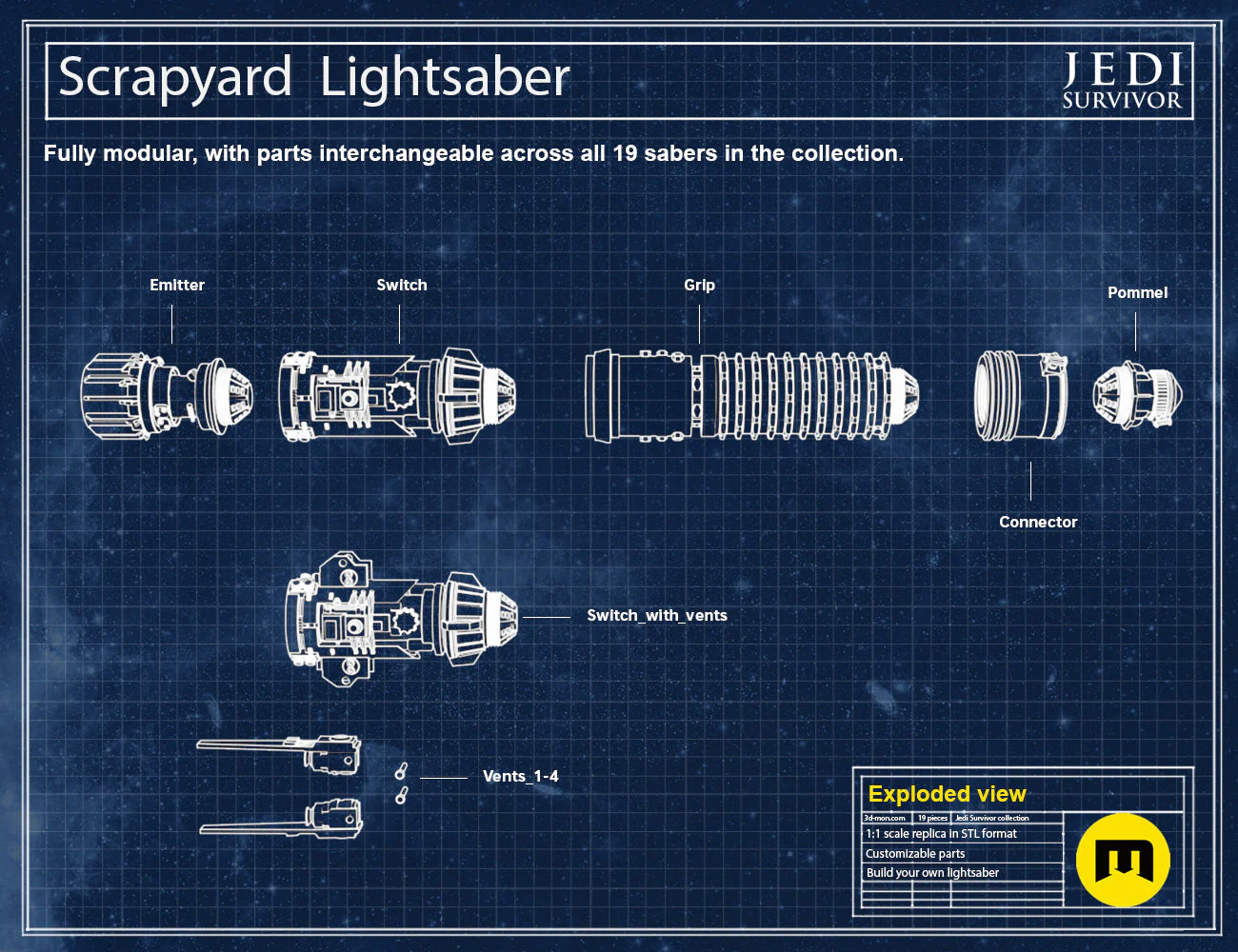 Scrapyard Lightsaber - Jedi Survivor - Image 3