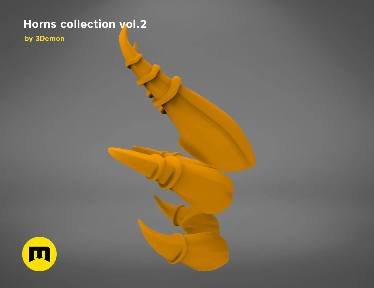 Six Bent Back Horns - Image 15
