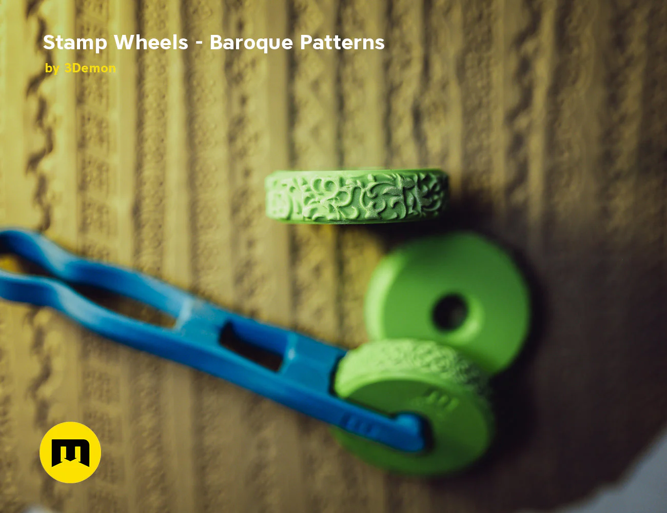 Stamp Wheels for Clay — Baroque Patterns - Image 3