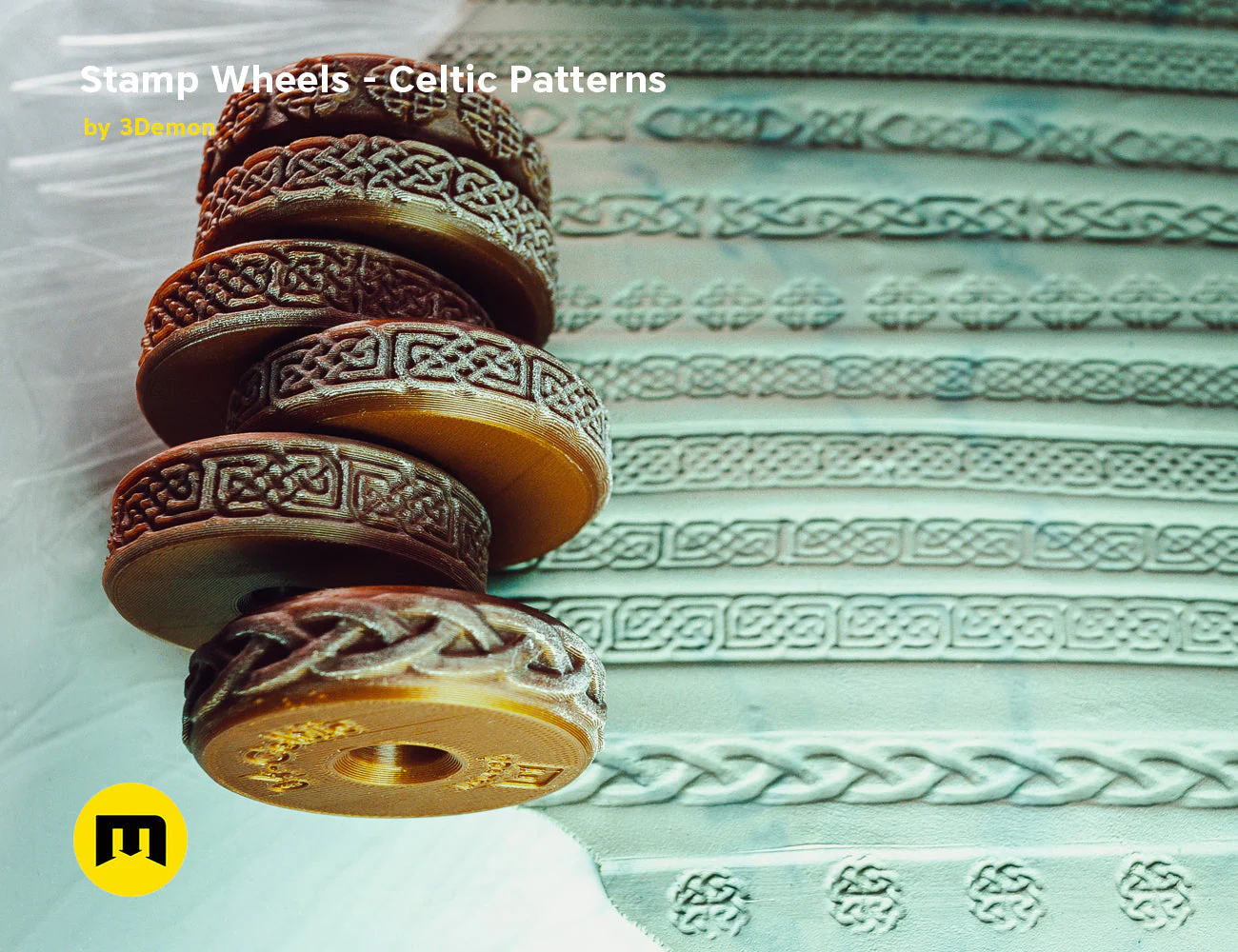 Stamp Wheels for Clay — Celtic Patterns - Image 5