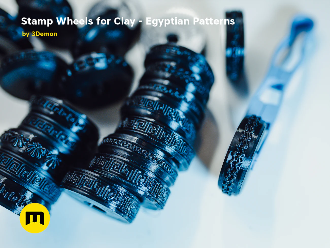 Stamp Wheels for Clay - Egyptian Patterns - Image 18