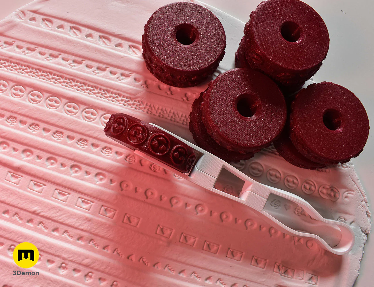 Stamp wheels for Clay - Love Letter - Image 9