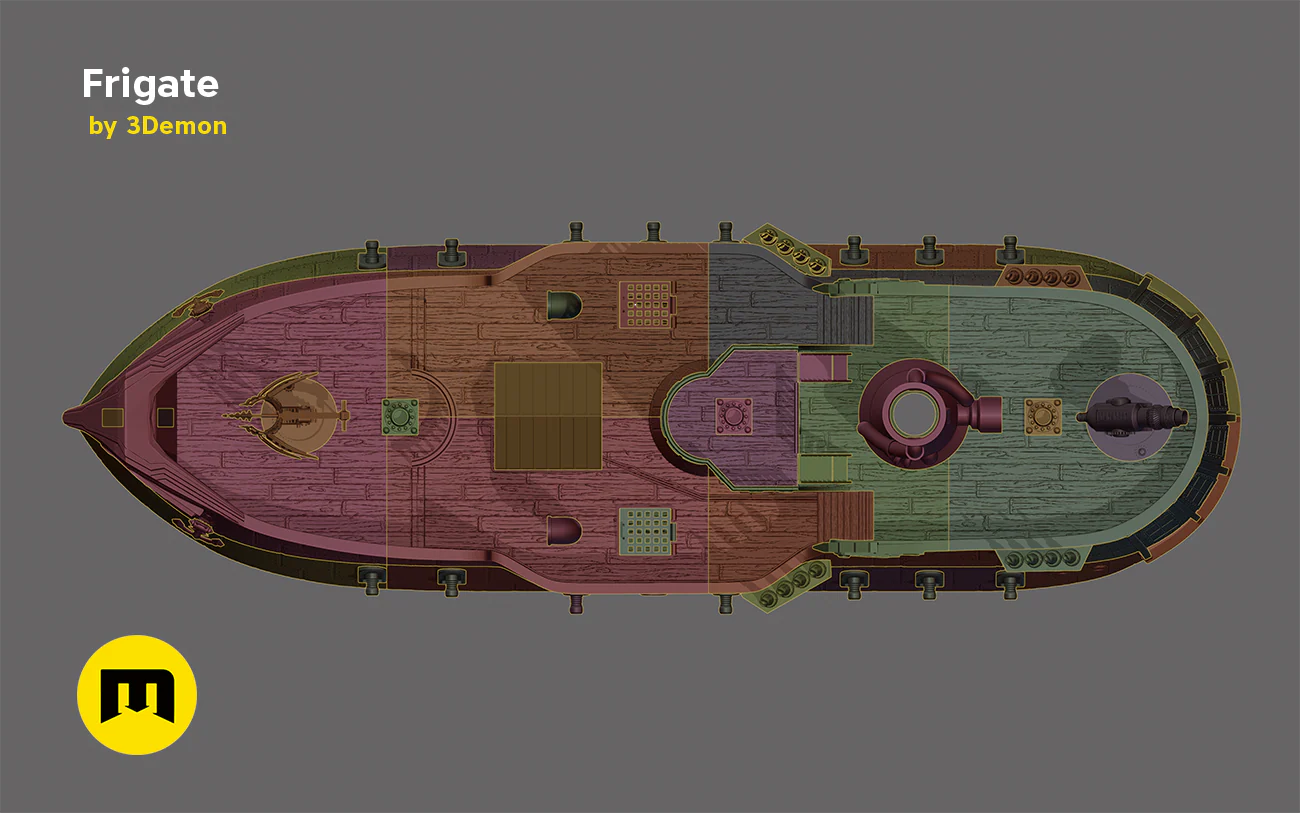 Steampunk Frigate Terrain - Image 12