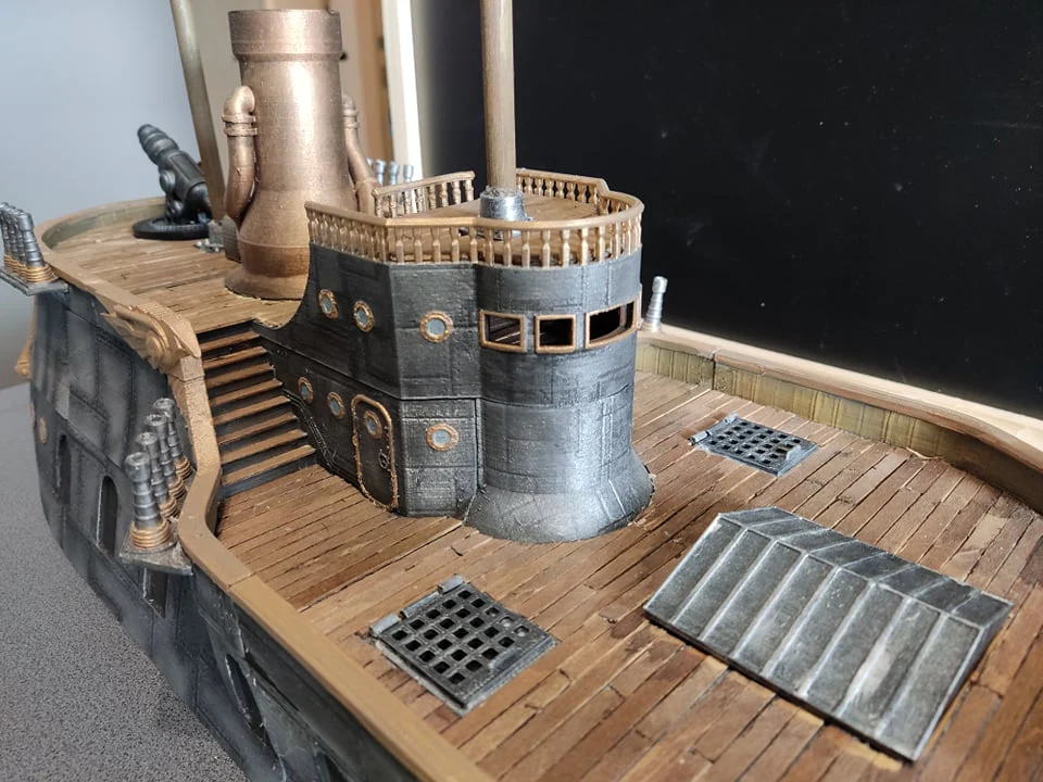 Steampunk Frigate Terrain - Image 15