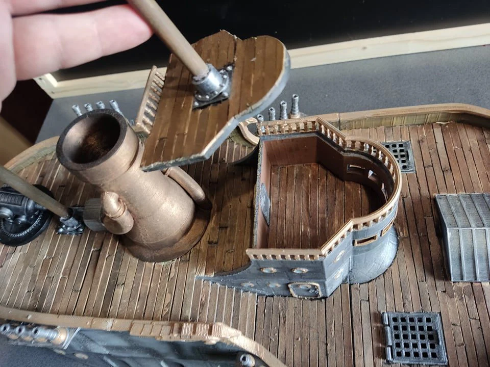 Steampunk Frigate Terrain - Image 23