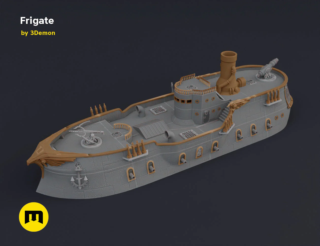 Steampunk Frigate Terrain - Image 3