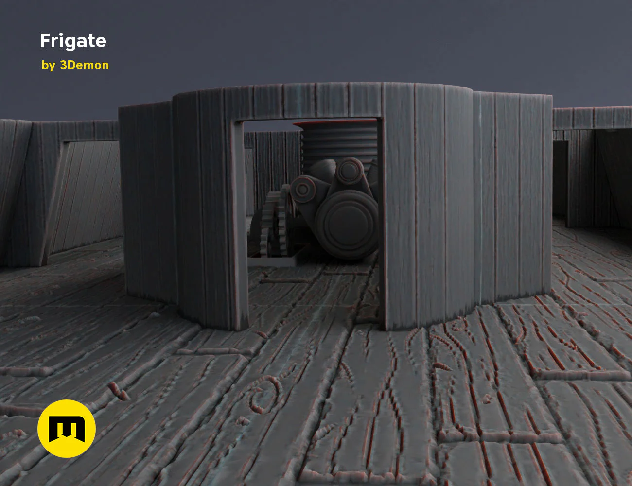 Steampunk Frigate Terrain - Image 31