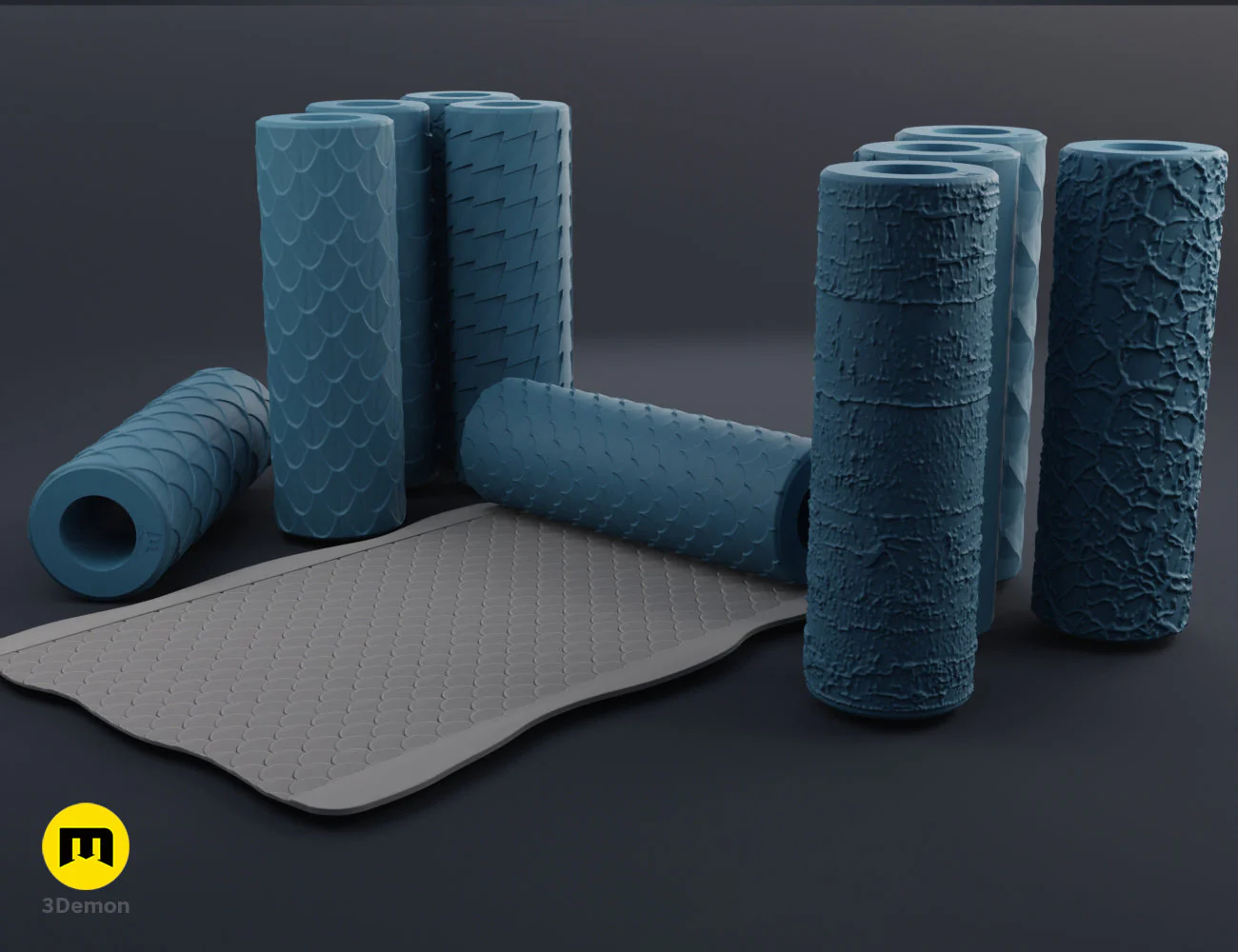 Texture Rollers - Dragon and Fish Scales - Image 4