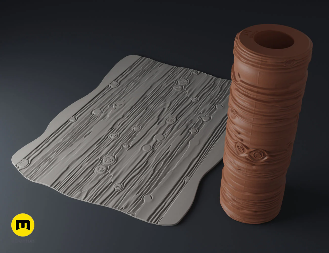 Texture Rollers - Wood and tree bark - Image 12