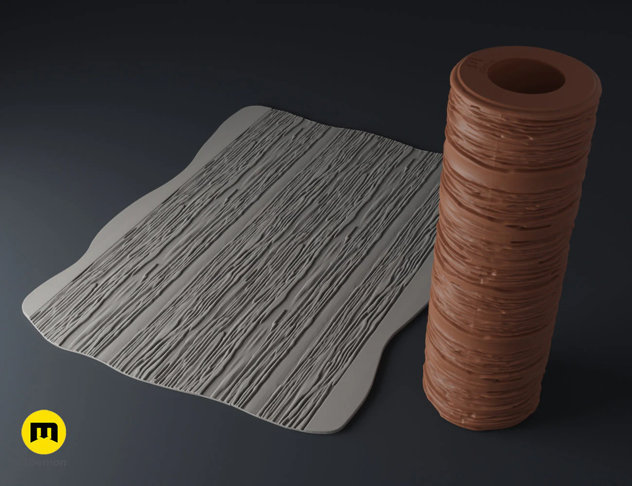 Texture Rollers - Wood and tree bark - Image 17