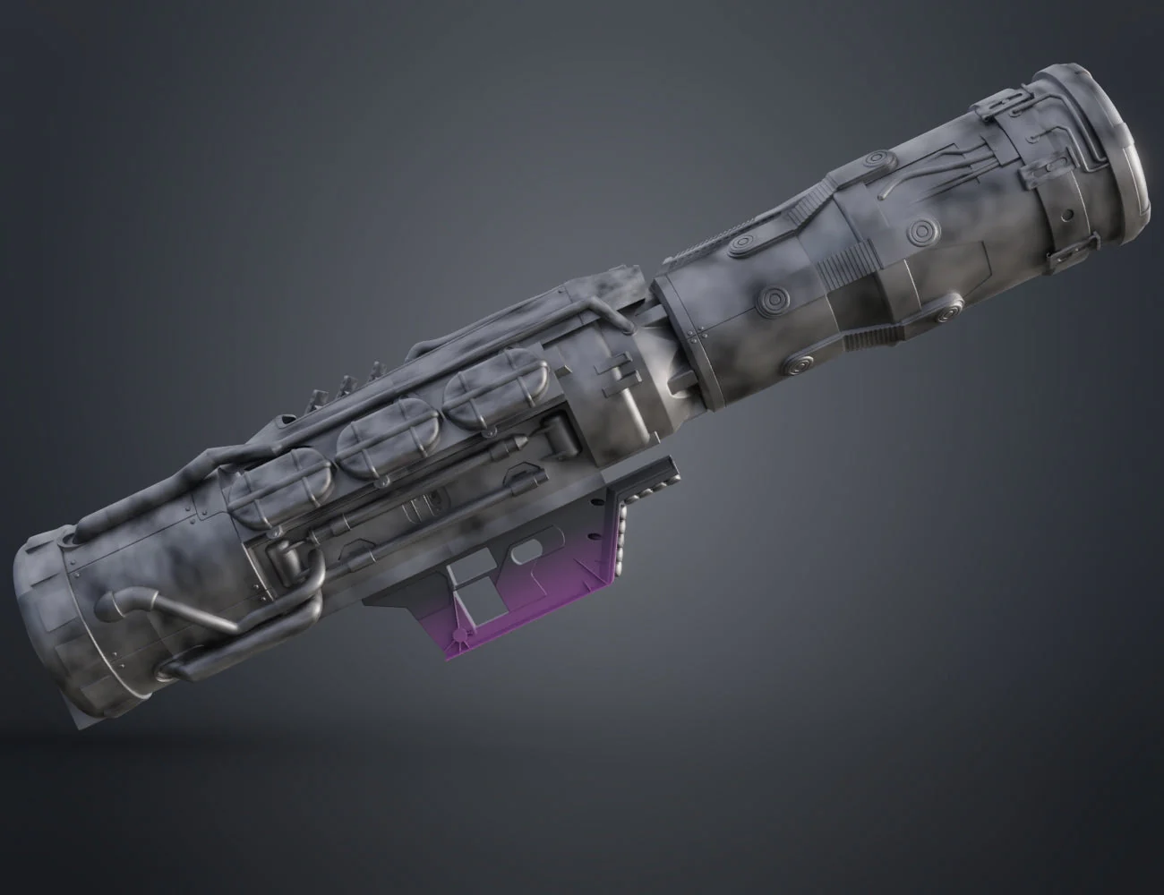 Tiny Tina's Nukem rocket launcher - Borderlands
