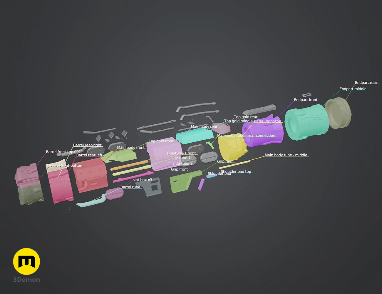 Tiny Tina's Nukem rocket launcher - Borderlands - Image 6