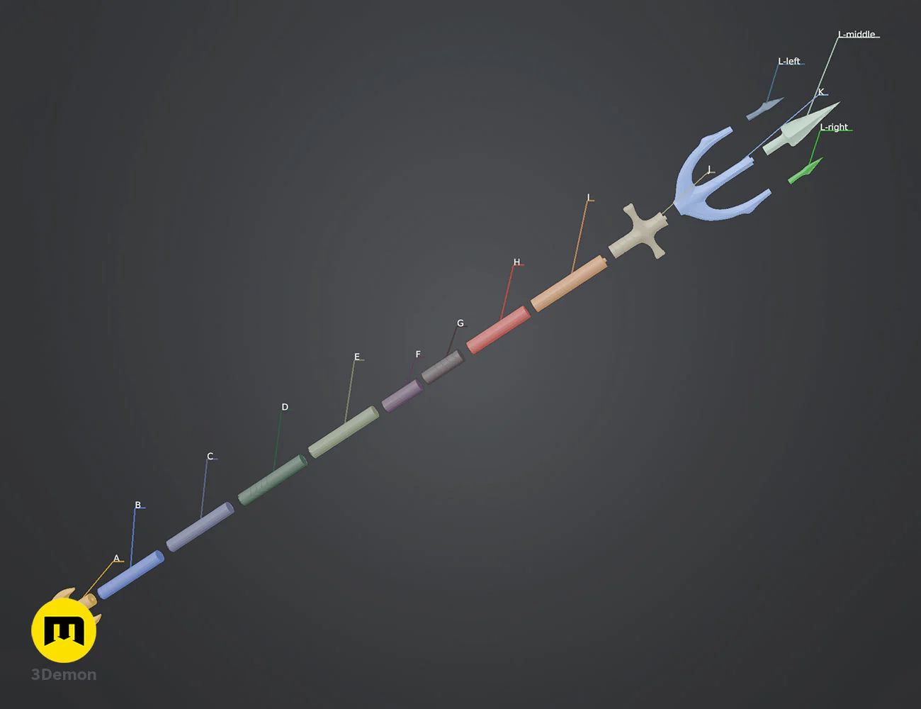 Trident of Poseidon- Aquaman - Image 5