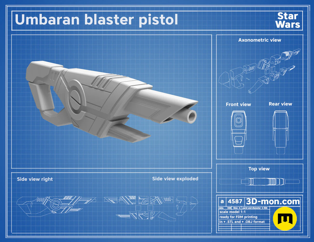 Umbaran Blaster Pistol - Image 2