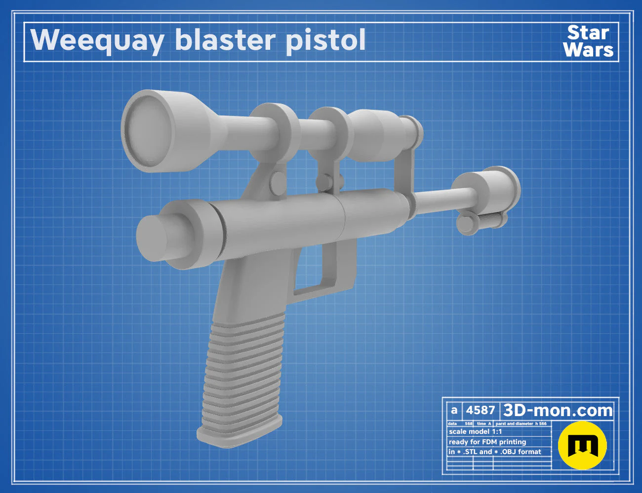 Weequay Blaster Pistol - Image 7