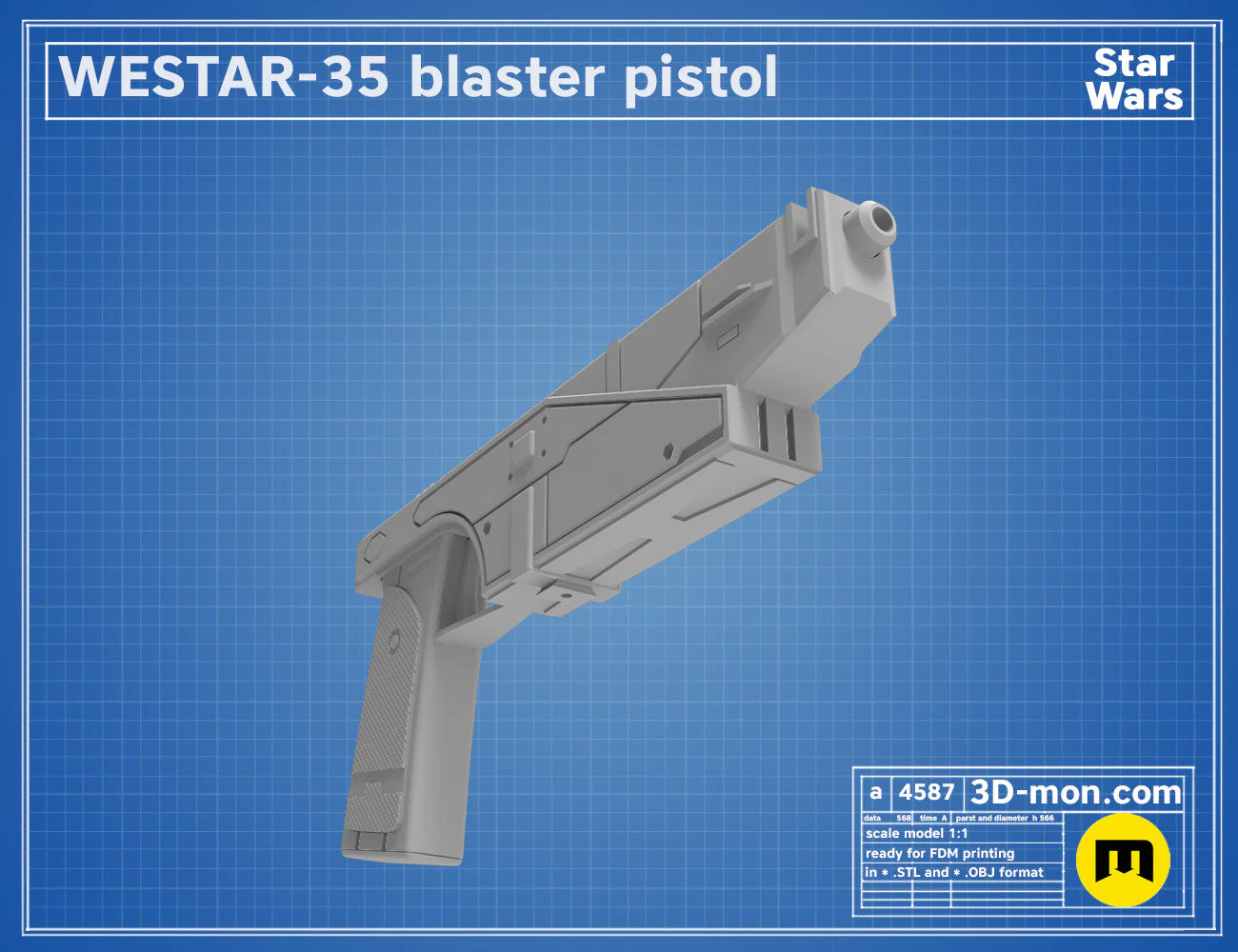 Westar-35 Bo-Katan Animated Blaster - Image 7