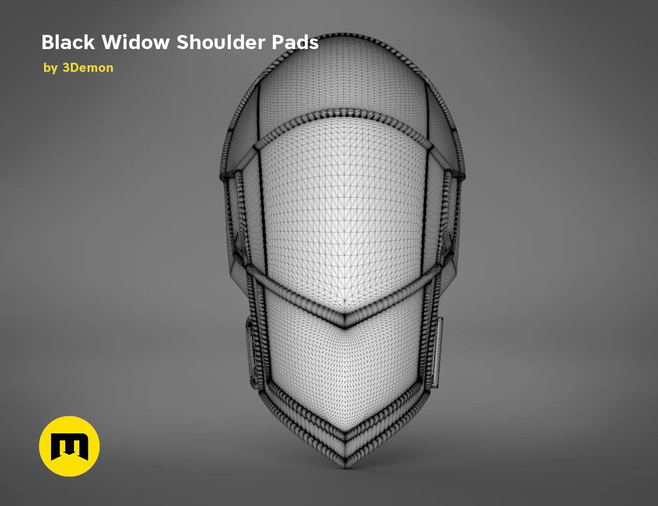 White shoulder armor - Black Widow - Image 10