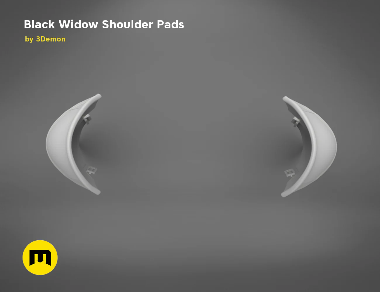 White shoulder armor - Black Widow - Image 4