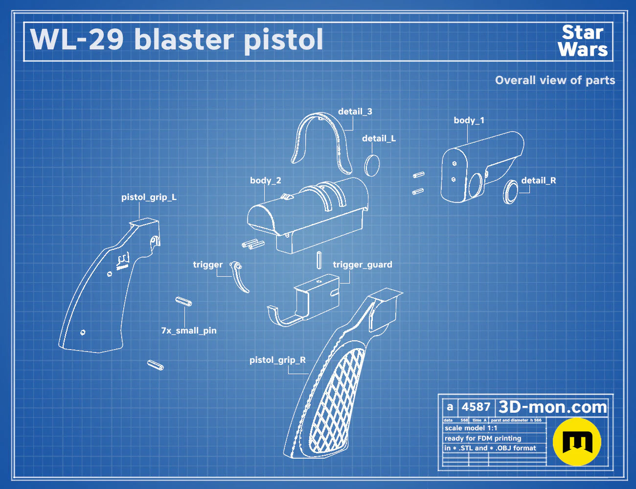 WL-29 Blaster Pistol - Image 3