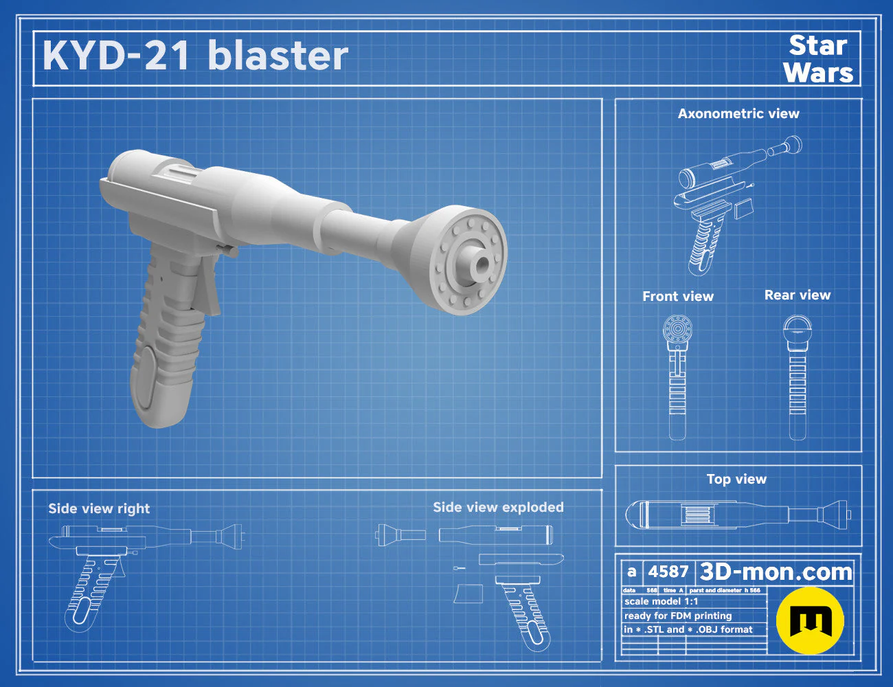 KYD-21 Zam Wesell Blaster - Image 2